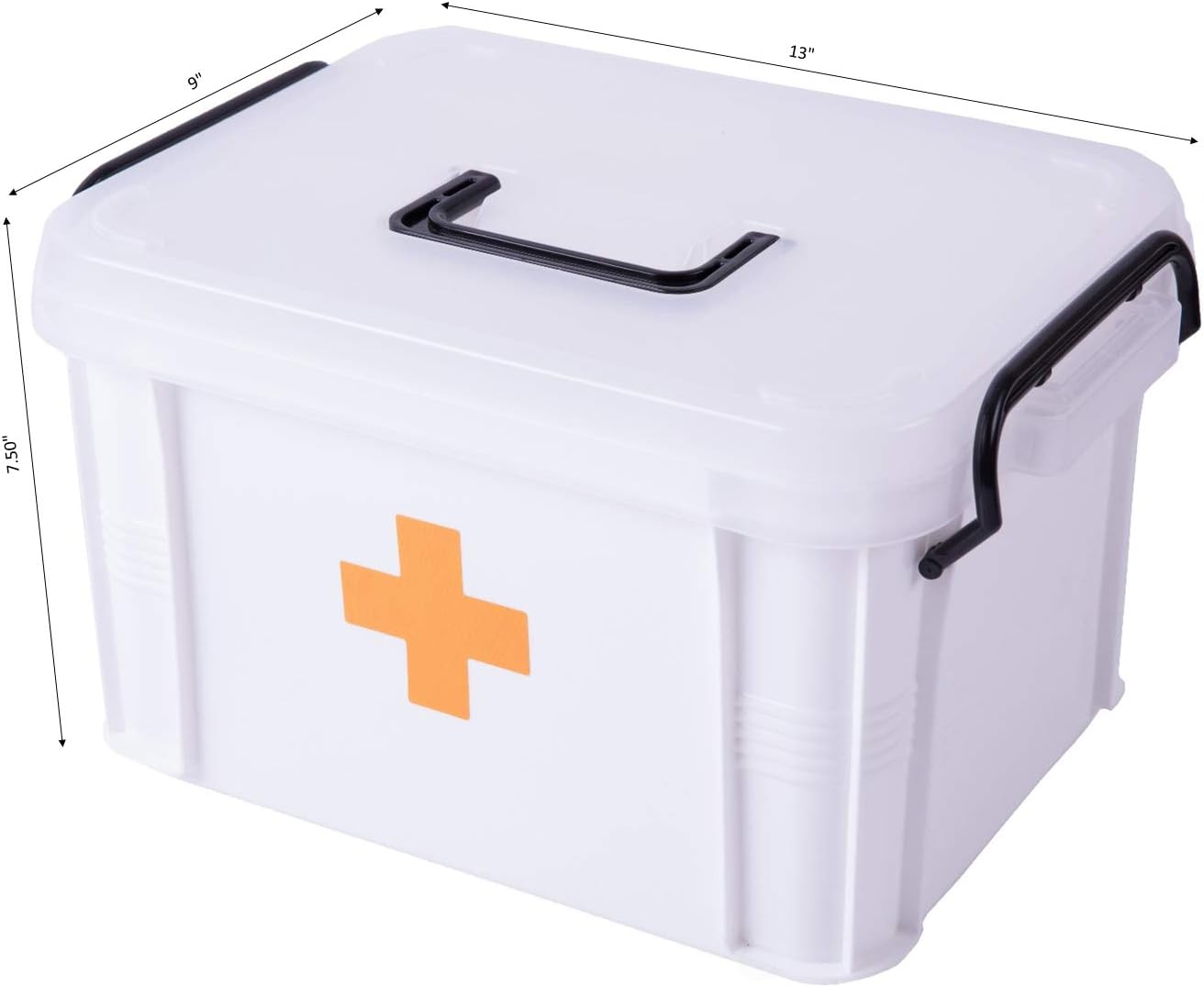First Aid Storage Box with Handle