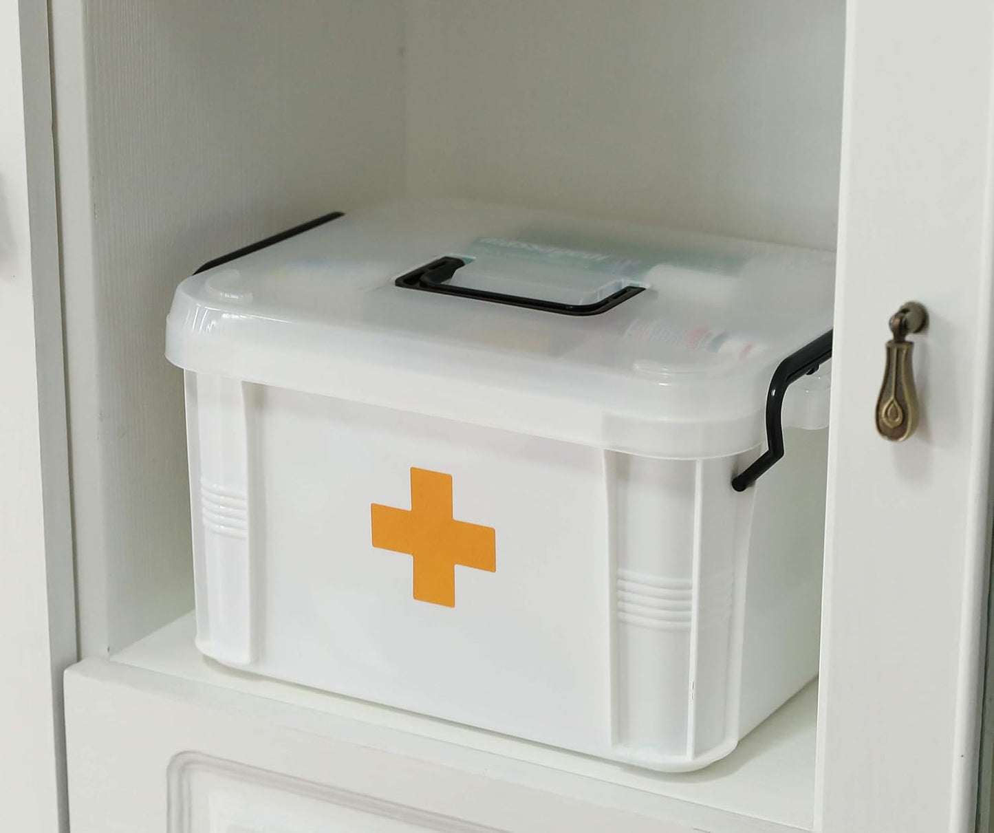 First Aid Storage Box with Handle