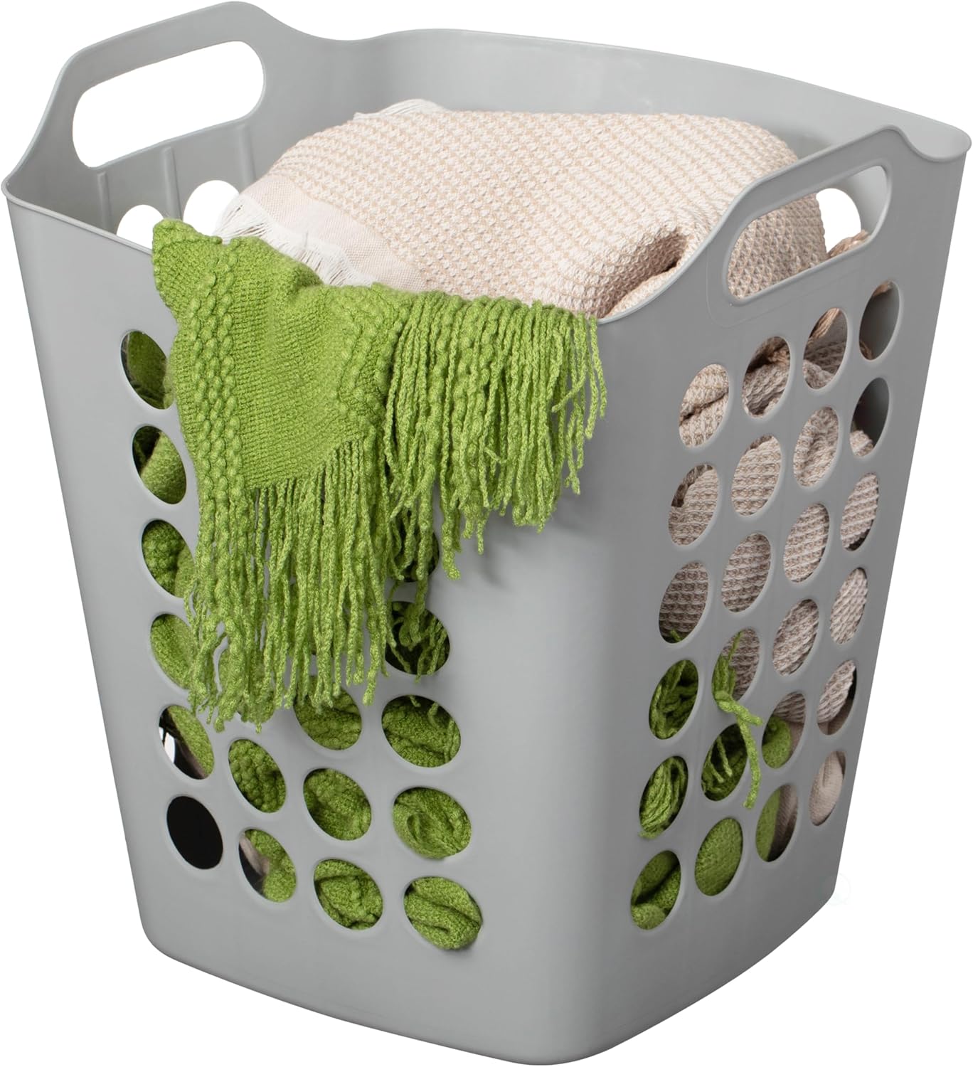 Lightweight Laundry Basket with Side Handles – 50L
