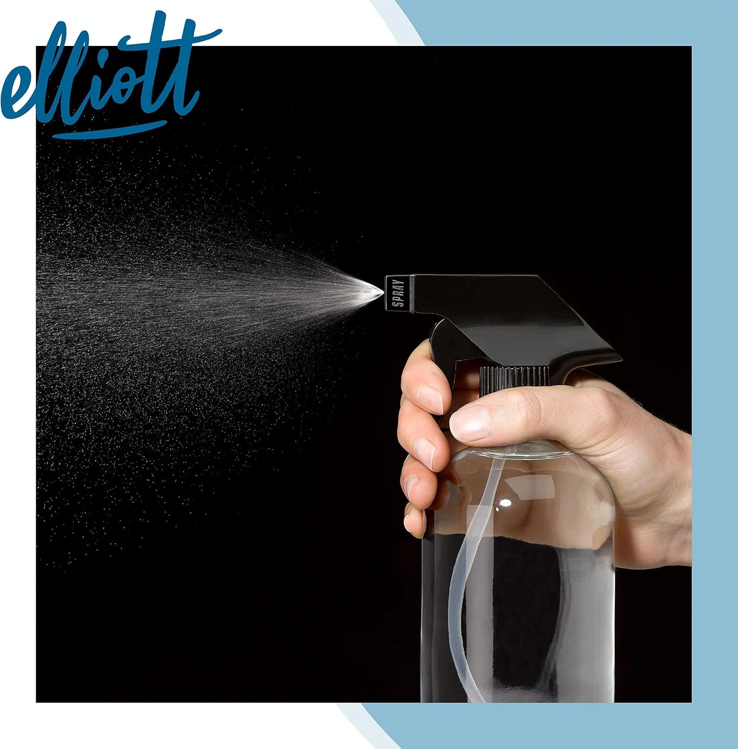 Plastic Spray Bottle with Adjustable Trigger – 1L