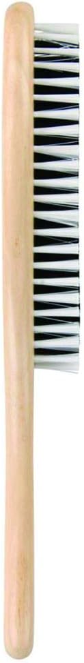 Wooden Clothes Brush with Synthetic Bristles – Travel Size