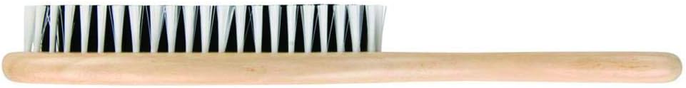Wooden Clothes Brush with Synthetic Bristles – Travel Size