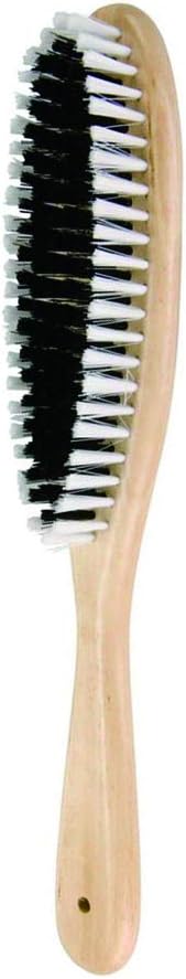 Wooden Clothes Brush with Synthetic Bristles – Travel Size