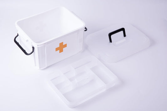 First Aid Storage Box with Handle
