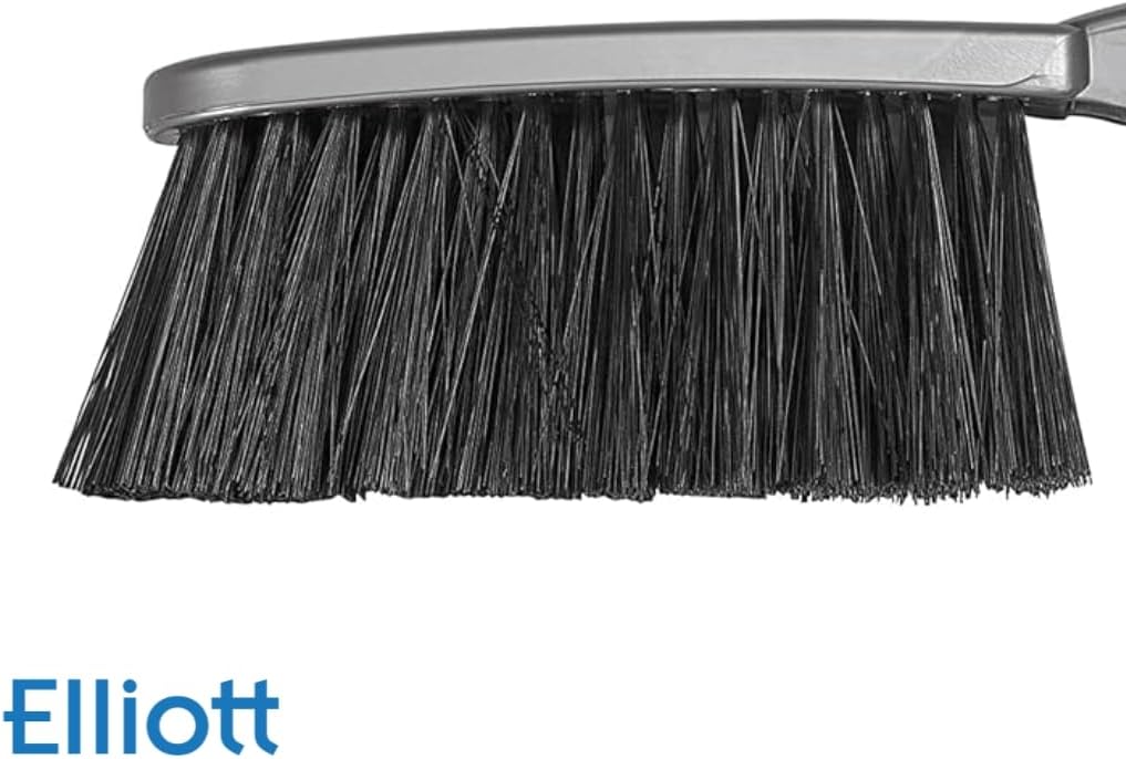 Extra Large Garden Dustpan and Brush Set – Black & Grey