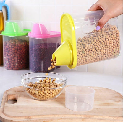 Small BPA-Free Food Storage Containers with Lids – Set of 3, 1.9L