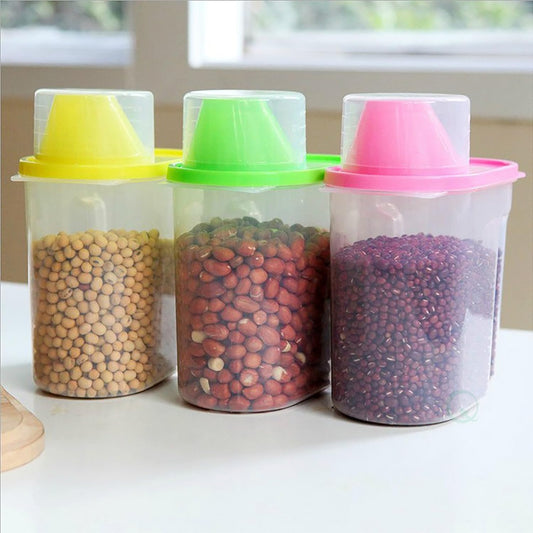 Small BPA-Free Food Storage Containers with Lids – Set of 3, 1.9L